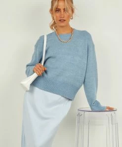Nude Lucy - Ari Knit Jumper - Denim Blue 8 Nude Lucy - Ari Knit Jumper - Denim Blue -Outerwear Shop 921d65f602224ff38ed289bb1fd04aa1 1024x1024