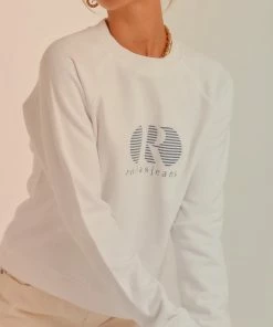 Rolla's Rolla's - 80s Sport Sweater - White -Outerwear Shop 97f3cac3ad214f80970276add32a4f17 1024x1024