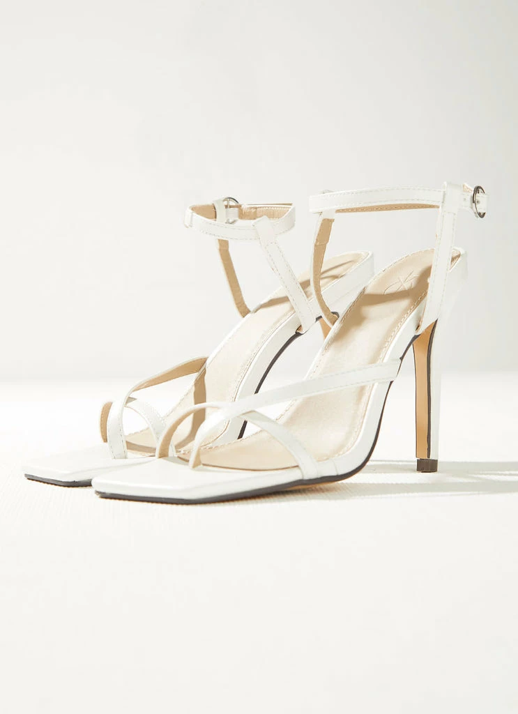 4th & Reckless 4th & Reckless - Anais Heel - White 4 4th & Reckless 4th & Reckless - Anais Heel - White - Image 2