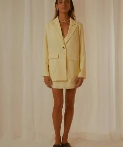 Peppermayo Exclusive - Italian Cities Blazer - Butter -Outerwear Shop 9d3f8378b99245a0b7be7d04d5ee3dea 1024x1024