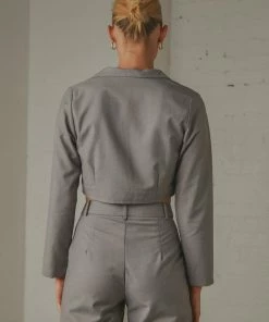 Peppermayo Exclusive - L.A Loving Cropped Blazer - Slate -Outerwear Shop 9eac9307288149e1adfeb614906c192b 1024x1024