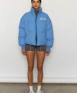 Peppermayo Exclusive - The Slopes Puffer Jacket - Azure -Outerwear Shop ApresSki WebCrops 25 1024x1024