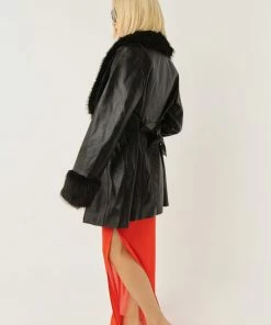 Peppermayo Exclusive - Cassie PU Jacket - Black -Outerwear Shop BadHabits Reshoots 27 1024x1024