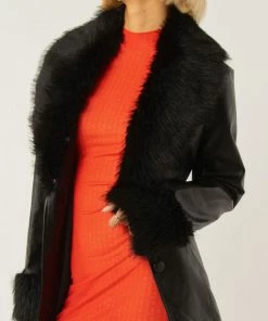 Peppermayo Exclusive - Cassie PU Jacket - Black -Outerwear Shop BadHabits Reshoots 28 1024x1024