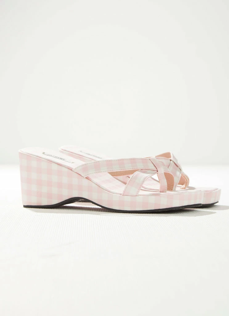 Cult Avenue - Bettina Mule - Bubblegum Gingham 7 Cult Avenue - Bettina Mule - Bubblegum Gingham - Image 5