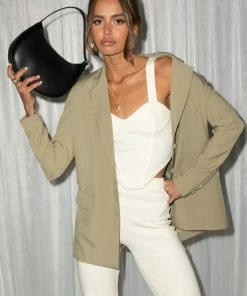 Peppermayo Exclusive - Kat Oversized Blazer - Sage