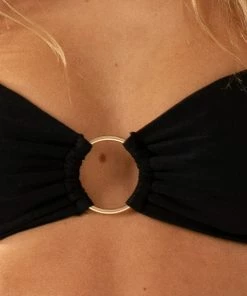 Peppermayo Exclusive - Float On Bikini Top - Black -Outerwear Shop Kiana 6 1024x1024