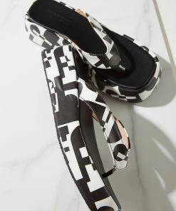 Cult Avenue - Minelli Sandals - Black And White Geo 8 Cult Avenue - Minelli Sandals - Black And White Geo -Outerwear Shop Minelli Sandal 21 1024x1024
