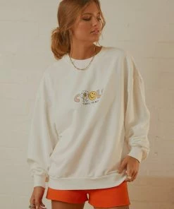 Cools Club - Nice Sweatshirt - White 10 Cools Club - Nice Sweatshirt - White -Outerwear Shop Peppermayo Elise 15.3.22 EXTRA 25 4786c9ed c86d 4012 8c7e 656e7378c168 1024x1024