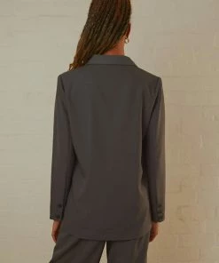4th & Reckless 4th & Reckless - Bennet Blazer - Dark Grey -Outerwear Shop Peppermayo Jenaya 7.2.22 P3 56 1024x1024