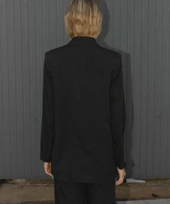 Peppermayo Exclusive - Taking Chances Rhinestone Blazer - Onyx -Outerwear Shop Peppermayo NYE Taking hanges blazer 3 1024x1024