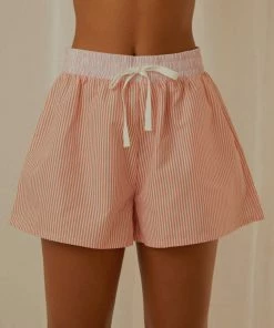 Peppermayo Exclusive - Hideaway Stripe Shorts - Sherbert Stripe -Outerwear Shop Peppermayp Wholesale FEB 57 1024x1024
