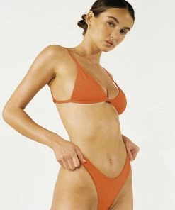 LaHana Swim - Piper Top - Coral Orange 8 LaHana Swim - Piper Top - Coral Orange -Outerwear Shop PiperTop Bottoms CoralOrange 5 1024x1024