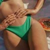 Peppermayo Exclusive - Poolside Champagne Bikini Bottom - Jade Green -Outerwear Shop Poolside Green Bottoms 5 1024x1024