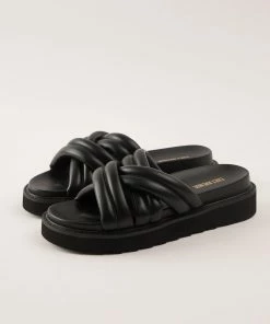 Cult Avenue - Slide On Over Flatform - Black -Outerwear Shop Shoes June22 11 1024x1024