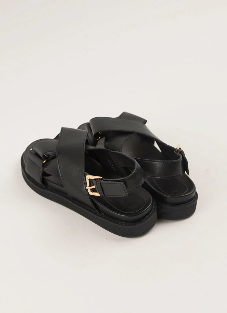 Cult Avenue - Maldives Cross Sandal - Black 6 Cult Avenue - Maldives Cross Sandal - Black - Image 4