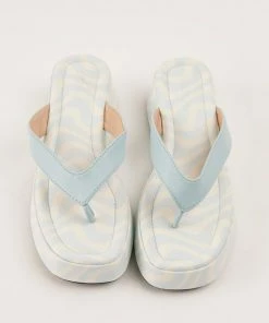 Cult Avenue - Minelli Sandals - Pastel Blue Wave
