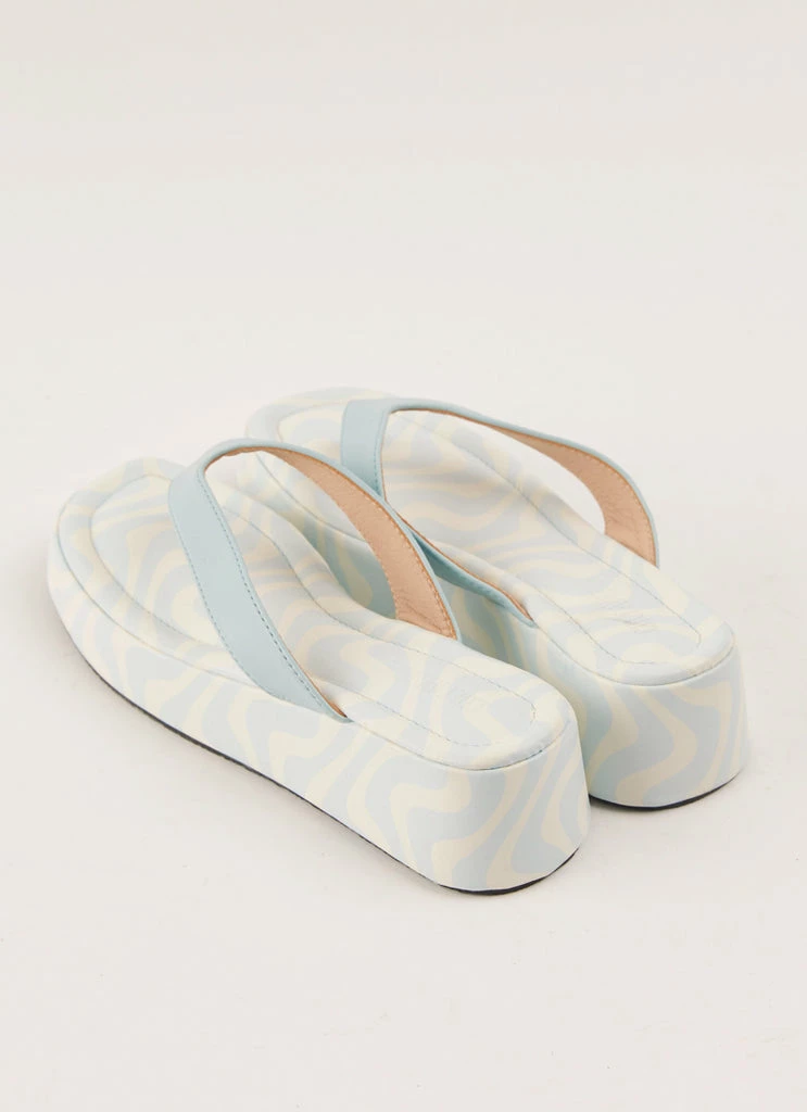 Cult Avenue - Minelli Sandals - Pastel Blue Wave 6 Cult Avenue - Minelli Sandals - Pastel Blue Wave - Image 4