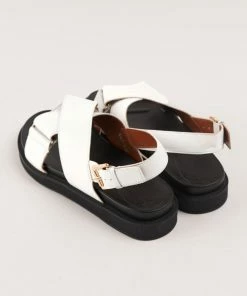 Cult Avenue - Maldives Cross Sandal - White 9 Cult Avenue - Maldives Cross Sandal - White -Outerwear Shop Shoes Reshoot 4 1024x1024