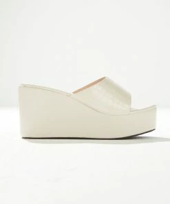 Cult Avenue - Villa Playa Mule Heel - Bone Croc -Outerwear Shop Villa Playa Mule 2 1024x1024