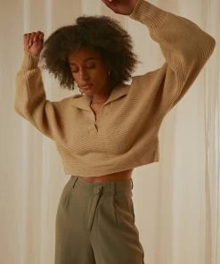 Peppermayo - All I Know Knit Sweater - Beige -Outerwear Shop a3733b79fe954733b034355c2b10ff17 1024x1024