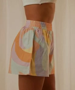 Peppermayo Exclusive - Raffi Linen Shorts - Pastel Wave -Outerwear Shop a6482c32530e4223ac8595f8d3ac77f9 1024x1024