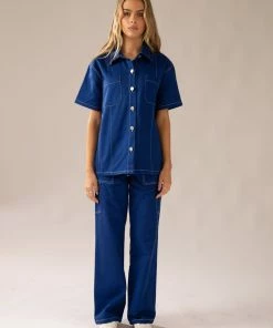 Peppermayo Exclusive - Painters Shirt Top - Blueprint 10 Peppermayo Exclusive - Painters Shirt Top - Blueprint -Outerwear Shop acdb56ee7c664755a9d51d82f916ba44 1024x1024