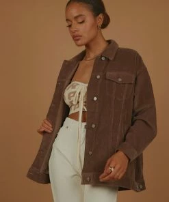 Nude Lucy - Binx Longline Cord Jacket - Smoke -Outerwear Shop b0b9936ac2b94f358d617a22193d8a71 1024x1024