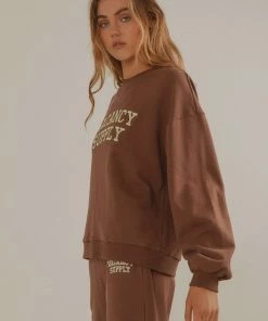 Vacancy Supply - Camp Varsity Crewneck - Choc Brown -Outerwear Shop b84b22fc972a404ab17b3f7c07931b13 1024x1024