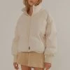 Vacancy Supply - Jetty Puffer Jacket - Coconut Milk
