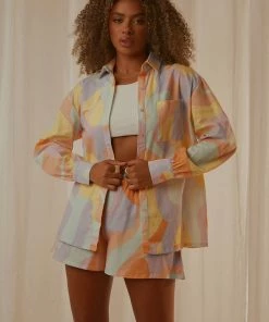 Peppermayo Exclusive - Emme Linen Shirt - Pastel Wave 9 Peppermayo Exclusive - Emme Linen Shirt - Pastel Wave -Outerwear Shop bd60b91d0bc4459f8b4de04cae1f5ea1 1024x1024