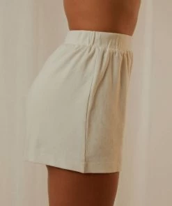 Peppermayo Exclusive - PM Basic Organic Cotton Shorts - Ivory -Outerwear Shop be6293e34ec44379ae6de8bd527f8900 1024x1024