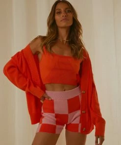 Peppermayo Exclusive - Nyla Knit Cardigan - Orange