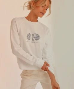 Rolla's Rolla's - 80s Sport Sweater - White