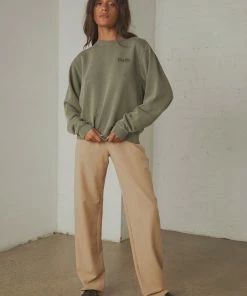 Thrills - Ops Organic Cotton Crew - Dusk Green -Outerwear Shop c5f2fda527c042c58732c00522eb4d4a 1024x1024