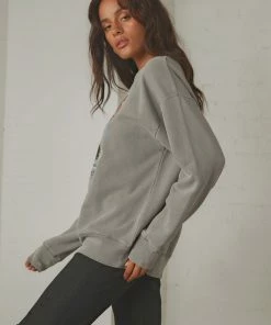 Thrills - Storm The Castle Slouch Fit Crew - Washed Grey -Outerwear Shop cf0f4c81a0e3423881497fee24f573d9 1024x1024