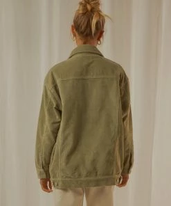 Nude Lucy - Binx Longline Cord Jacket - Washed Sage -Outerwear Shop d50a4d9432b84849a2476b2556cbf4ba 1024x1024