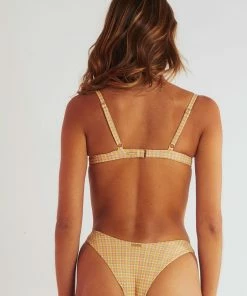 LaHana Swim - Viola Bra Cup Bikini Top - Orange Checker -Outerwear Shop d77f8cdb36de4af19a8a7bc2cadeb732 1024x1024