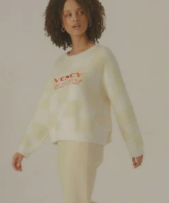 Vacancy Supply - Grand Prix Knit Jumper - Off White Check -Outerwear Shop d952213b52c042169e6dd8f0ff55442d 1024x1024