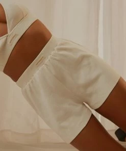 Peppermayo Exclusive - PM Basic Organic Cotton Shorts - Ivory -Outerwear Shop da7f9af9bb3c4fe686c438a570aa6a9d 1024x1024