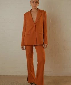 Peppermayo Exclusive - Tess Oversized Blazer - Terracotta