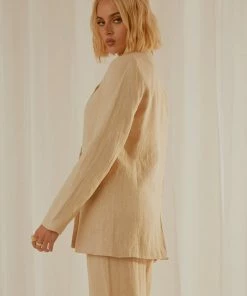 Nude Lucy - Marvin Blazer - Oat -Outerwear Shop e6ccbe5ecf584dc093b4346812cbd8fc 1024x1024