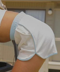 Vacancy Supply - Motel Shorts - White - Powder Blue