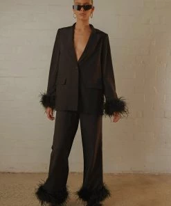 Peppermayo Exclusive - Shake It Off Feather Blazer - Night -Outerwear Shop f0f63a53ba3d43f08f997116f4061bd2 1024x1024