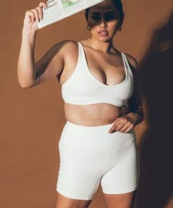 LaHana Swim - Pippa Biker Short - Ribbed White -Outerwear Shop f37cdde423374a4fb458a4ed59108b88 1024x1024