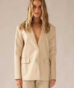 Peppermayo Exclusive - There She Goes PU Blazer - Stone -Outerwear Shop f6b8e5a62b604ecc82a19e6dd99c549f 1024x1024