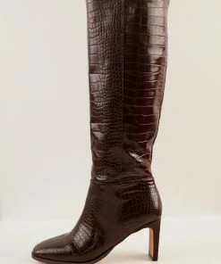Cult Avenue - Austin High Boot - Chocolate Croc -Outerwear Shop f79be0dbbc4e4e90a5d3f364d340c73d 1024x1024