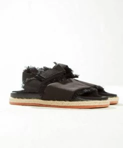 Superga - 1911 Fringed Sandal Organic Canvas Rope - 005 Black -Outerwear Shop f8588bac157e41fdbc747d85514b8920 1024x1024