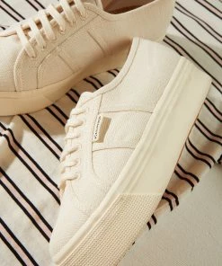 Superga - 2790- Organic Cotton Hemp Sneaker - Natural Beige