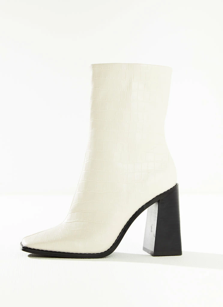Siren Footwear - Belmar Boot - Cream Croc 3 Siren Footwear - Belmar Boot - Cream Croc